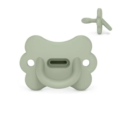 Abbildung von Suavinex, Silikon Schnuller, für Babys 6/18 Monate, mit physiologischem SX Pro Sauger, weich &amp; flexibel, ideal zum Schlafen, respektiert die Mundentwicklung, Butterfly, Lake Green