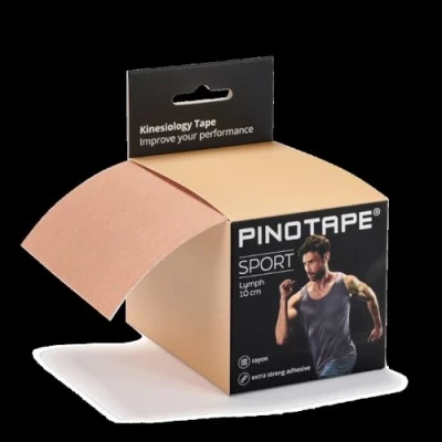 Abbildung von Pinotape Sport Kinesiologisches Tape XXL 10 cm x 5 m Light Beige Hautfarben 4er Pack