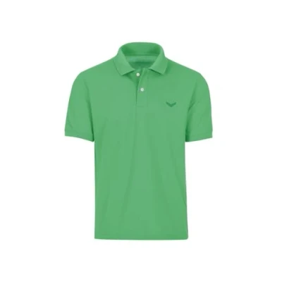 Abbildung von Trigema Herren 627601 Poloshirt, Grün (Waldmeister), S