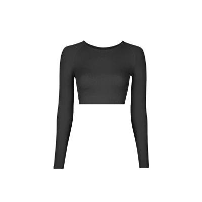 Abbildung von Snocks Langarmshirt, Damen, Größe: Large, Schwarz