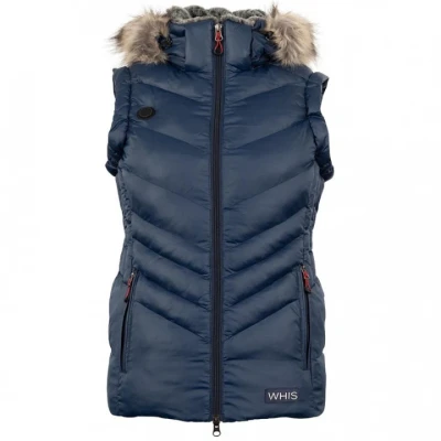 Abbildung von WHIS Reitweste Coach mit Heizung Marineblau