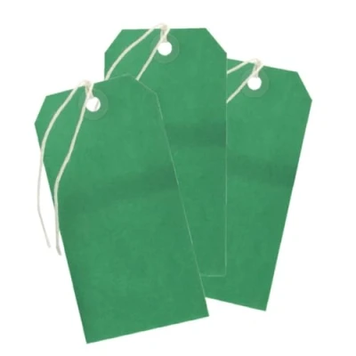 Abbildung von Q CONNECT STRUNG TAG 120X60MM GN PK1000