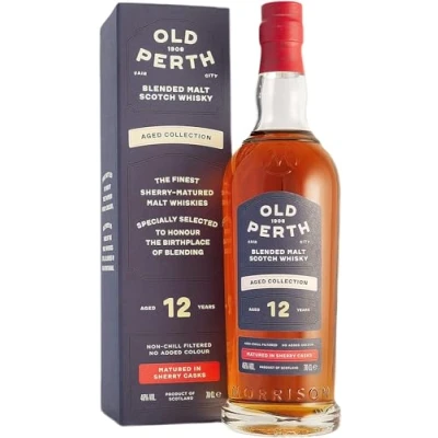 Abbildung von Morrison Distillers Scotch Whisky Old Perth Aged 12 years 46 Prozent Volumen in Geschenkverpackung 1 x 0.7 L