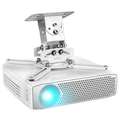 Abbildung von Duronic PB05XB Beamer Halterung Projektor Universal Wandhalterung für Video drehbar und schwenkbar Heimkino Traglast bis zu 13,6 kg 360 Rotation