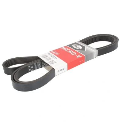 Abbildung von GATES Micro V 6PK2413 Keilrippenriemen 2413 6 Polyester, EPDM (Ethylen Propylen Dien Kautschuk) AUDI: A7 Sportback, A4 B8 Avant, A6 C7 Avant