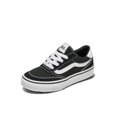 Abbildung von Vans Brooklyn Ls Sneaker, Suede/Canvas Black/White, 27 EU