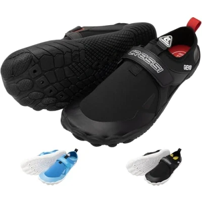 Abbildung von CRESSI Unisex Adult Geko Shoes Black/Red 37 Seeschuh Ideal für EIN intensives Erlebnis in der aquatischen Umwelt mit direkter Verbindung zum Meeresboden, Schwarz/Rot