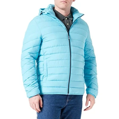 Abbildung von TOM TAILOR Denim Herren Lightweight Steppjacke 1031780, 12415 Laguna Light Blue, S