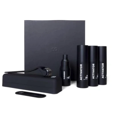 Abbildung von Copenhagen Grooming Set für Bartwachstum das originale Bartwuchs einen volleren, kräftigeren Bart. Mit bewährtem Wachstumsaktivator Serum, Dermaroller 150 Tage