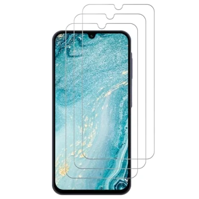 Abbildung von J&amp;D Displayschutz Kompatibel für Samsung Galaxy A15 Gehärtetes Glas Schutzfolie, 3 Stücke Vorgespanntes Nicht Ganze Displayschutzfolie Deckung
