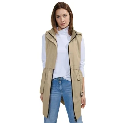 Abbildung von Cecil Moderne Weste, Damen, Größe: Large, Beige
