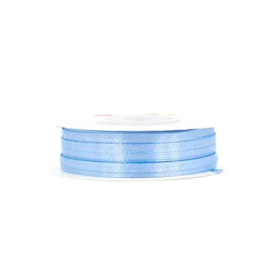 Abbildung von Creativery Satinband 3mm x 50m Rolle Farbauswahl in 3/6/12/18/25/38/50/75/100mm farbecht &amp; waschbar Schleifenband für Hochzeit Geschenkband zum Verpacken Dekorieren Basteln Eisblau 333
