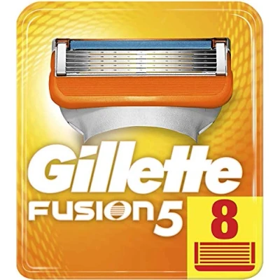 Abbildung von Gillette Fusion 5 Rasierklingen mit Trimmerklinge für Präzision und Gleitbeschichtung, 8 Ersatzklingen