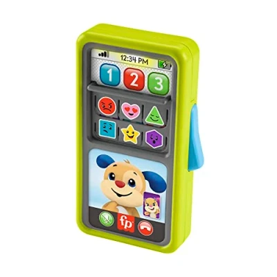 Abbildung von Fisher Price Lernspaß 2 in 1 Smartphone Spielzeugtelefon mit Lichtern und 75+ Liedern, Version: Niederländisch; Englisch; Französisch; Deutsch; Italienisch, HNL42