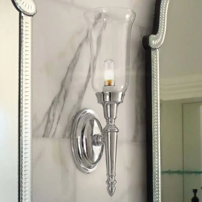 Abbildung von Elstead Lighting BATH DRYDEN2 PC Wandleuchte Dryden 1xG9 H:41 L:12 B:12 IP44 3000K