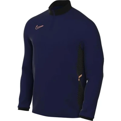 Abbildung von Nike Performance DRIL TOP Langarmshirt, Herren, Größe: Medium, Blue void/black/orange pulse