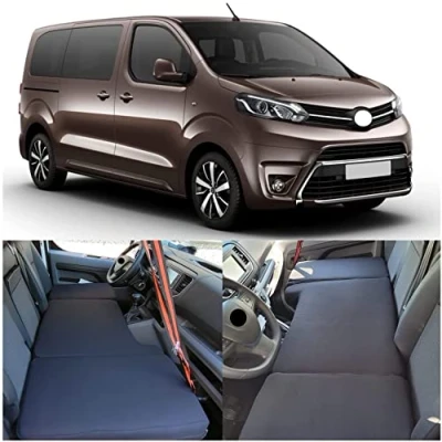 Abbildung von BREMER SITZBEZÜGE Camper Bett Kinderbett Fahrerhausbett kompatibel mit VW T5 T6 T6.1 California Multivan Caravelle Transporter Wohnmobil Zubehör Wohnmobilbett Camping