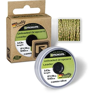 Abbildung von Radical Unloaded Dropcore Leader 10m 24,9kg,55lbs Camou Olive, 55 lbs