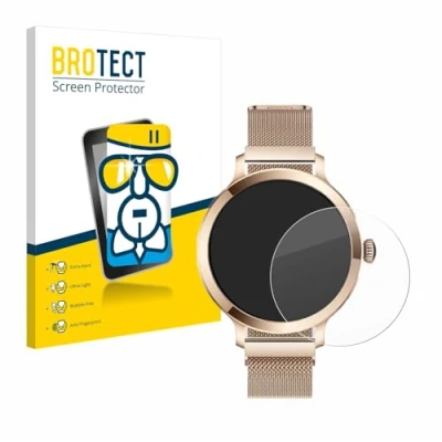 Abbildung von BROTECT Schutzglas für Bekomiya Smartwatch 1.1&quot; Schutzfolie Panzer Folie Glas [Extrem Kratzfest 9H, Anti Fingerprint, Ultra Transparent]