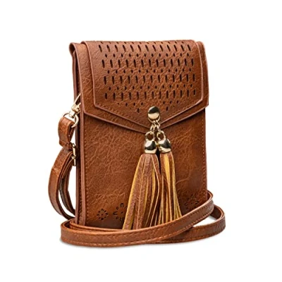 Abbildung von XiRRiX Handytasche Handy Tasche Damen zum umhängen Umhängetasche aus Lederimitat (1 tlg., kompatibel mit Apple Iphone), in wunderschönem Design