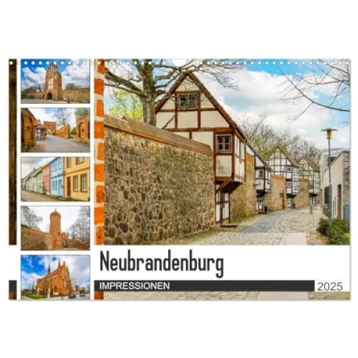 Abbildung von Neubrandenburg Impressionen (Wandkalender 2025 DIN A3 quer), CALVENDO Monatskalender