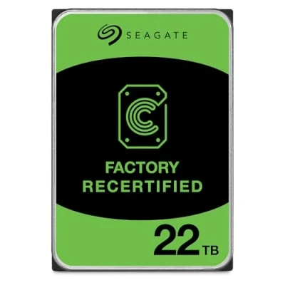 Abbildung von Seagate Exos X22 22TB Interne Server Festplatte ST22000NM000C 3,5 Zoll HDD SATA 6Gb/s 512E SED 7200RPM 512MB Cache (Generalüberholt)