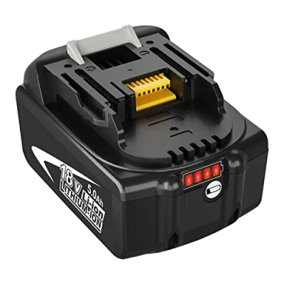 Abbildung von Goodexo BL1850B 5.0Ah Ersatz für Makita Akku 18V BL1850 BL1860B BL1860 BL1840 BL1840B BL1845 BL1835 BL1820 BL1830 BL1815 LXT 400 mit LED Elektrowerkzeug