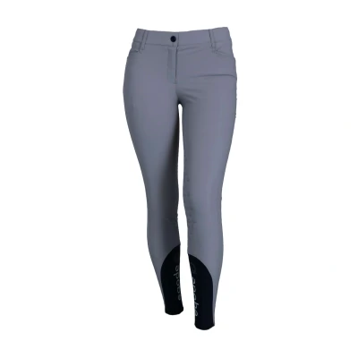 Abbildung von EQODE by Equiline Reithose Delma Knie Grip Grau 42
