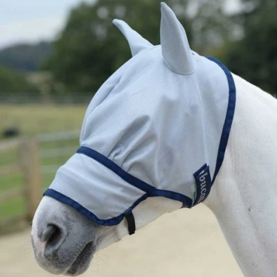 Abbildung von Bucas Buzz Off Fliegenmaske Extended Nose Blau M