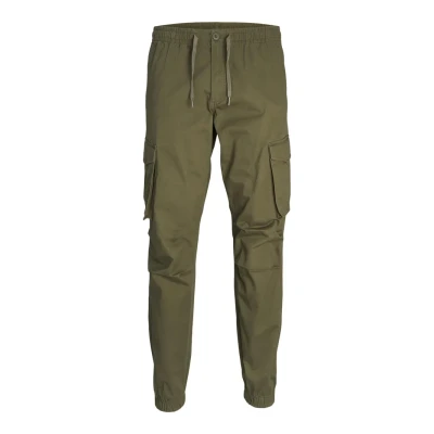 Abbildung von Jack &amp; Jones Jpstkane Jjnoah Cuffed Cargohose, Herren, Größe: XS, Olive night