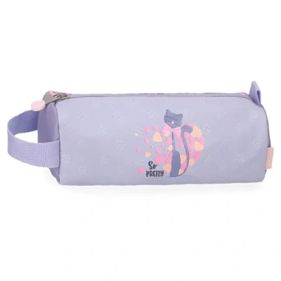 Abbildung von Enso So Pretty Federmäppchen, rund, Mehrfarbig, 22 x 8,5 8 cm, Polyester, bunt, 22x8.5x8 cms, Rundes Federmäppchen