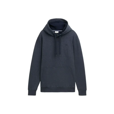 Abbildung von TOM Tailor IN melange Optik Kapuzenpullover, Herren, Größe: 3XL, Sky captain blue white