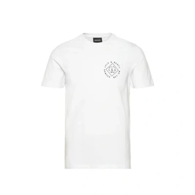 Abbildung von Lyle &amp; Scott Stamp Tshirt print, Herren, Größe: Medium, White