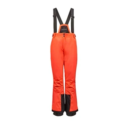 Abbildung von Killtec Damen Erielle Funktionshose Mit Abnehmbaren Trägern, Kantenschutz Und Schneefang, neon Coral, 34