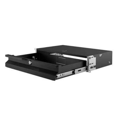 Abbildung von Stalflex Server Netzwerkschrank 19 Zoll Schublade 2U 270mm Hochbelastbarer Stahl Computer &amp; Racks Serverschrank, kompatibel mit Rack Schränken und Schienen