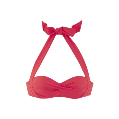 Abbildung von Lascana Bandeau Bikinitop, Damen, Größe: 38xC, Koralle
