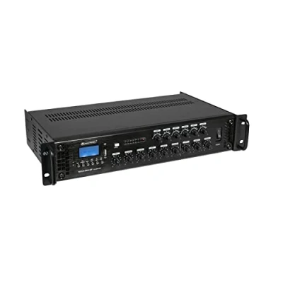 Abbildung von OMNITRONIC MAVZ 360.6P ELA Mischverstärker 6 Zonen Mono Mischverstärker, MP3 Player &amp; IR FB, regelbar, 360 W