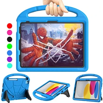 Abbildung von Schutzhülle für iPad 10. Generation, 2022 Kinder, Air 5. / 4. 27,7 cm, TrendGate stoßfeste Pro 11 Zoll (27,7 cm), mit Griff, Ständer und Stifthalter,