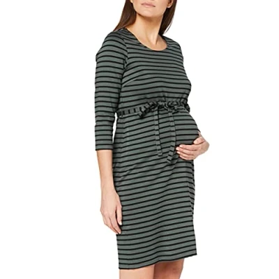 Abbildung von Noppies Damen Dress 3/4 Slv Yd Paris Kleid, Urban Chic Stripe, L EU