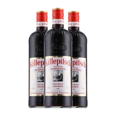 Abbildung von Kräuterlikör Killepitsch. Premium 70 cl (Karton mit 3 Flaschen von cl)
