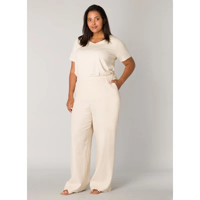 Abbildung von Base Level Curvy Leinenhose &quot;Yula&quot;
