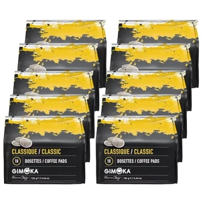 Abbildung von Gimoka Kompatibel Für Senseo 180 Pods Geschmack Classic Intensität 10 Made In Italy Packungen Zu 18