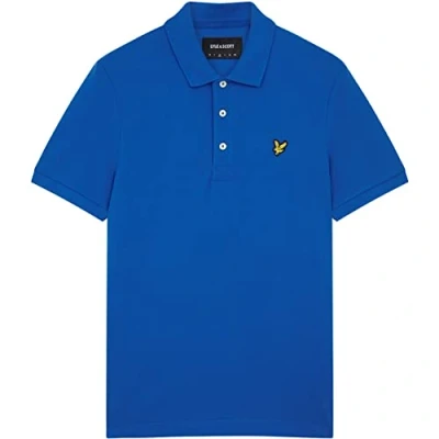 Abbildung von Lyle &amp; Scott Plain Poloshirt, Herren, Größe: XL, Bright blue