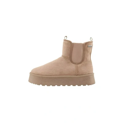 Abbildung von TOM TAILOR Winterboots, Plateau, Schlupfboots, Hausschuh mit zwei Anziehlaschen