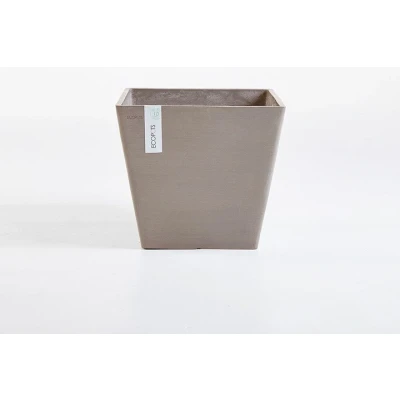 Abbildung von Ecopots Rotterdam Quadrat 50 cm taupe Pflanzen/Blumentopf