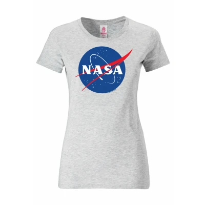Abbildung von Logoshirt NASA Tshirt print graumeliert, Damen, Größe: Small, Grau meliert