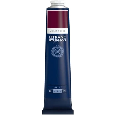 Abbildung von Lefranc Bourgeois 810063 feine Ölfarbe, lichtecht mit hervorragender Deckkraft &amp; hoher Farbintensität, gleichmässiger Konsistenz und optimaler Mischbarkeit, 150ml Tube Rotviolett