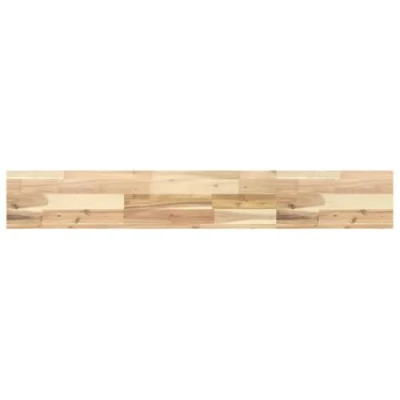 Abbildung von vidaXL Tischplatte, Regalbrett Rechteckig Massivholz, Wandboard Unbehandelte Oberfläche, Wandregal Holzregal Holzplatte, 140x20x4cm Akazienholz