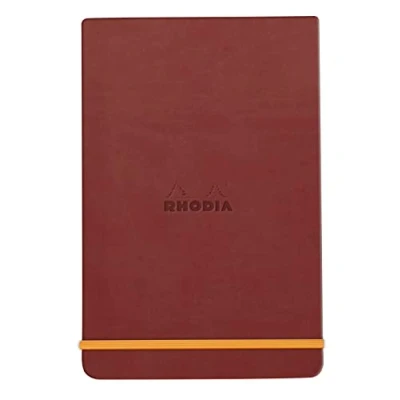 Abbildung von Rhodia 194350C Notizbuch Webnotepad 9x14 cm, 96 Blatt abtrennbar liniert 90 g, 1 Stück, Nacarat