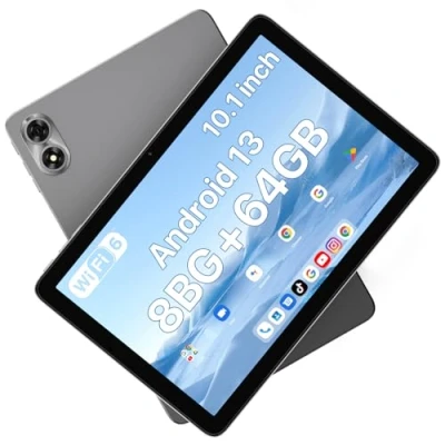 Abbildung von UMIDIGI G1 TAB 10.1 Zoll Tablet, Android 13 8GB RAM (4GB+4GB), 64GB ROM(1TB TF), Tablet Android, RK3562 Quad Core Gaming mit 6000 mAh Akku, 8MP+8MP, BT5.0, WiFi 6, GMS, Grau